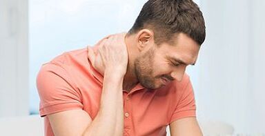 durere în gâtul unui bărbat cu osteocondroză cervicală
