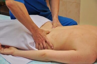 masaj pentru osteocondroza lombară